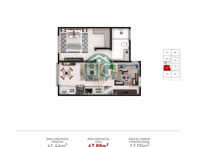 #37 - Apartamento para Venda em Timbó - SC - 3