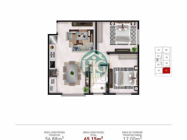 #40 - Apartamento para Venda em Timbó - SC - 3